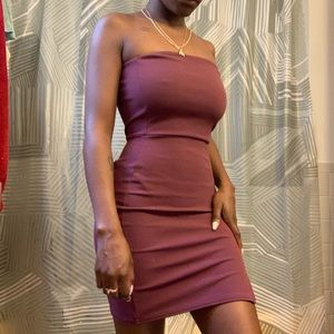 Strapless dress
